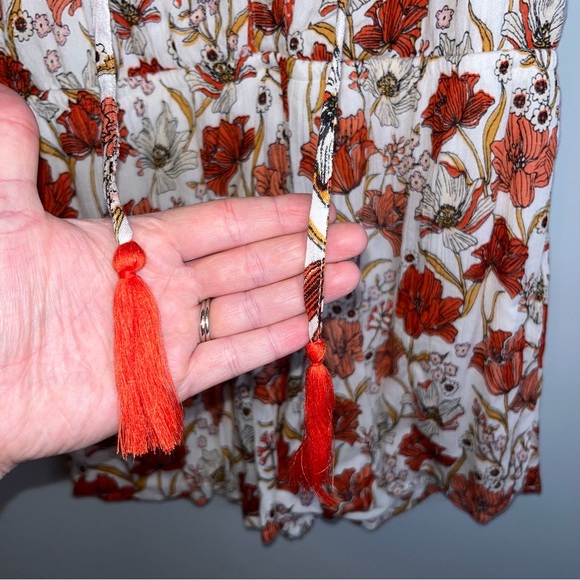 Bailey Blue Boho Floral Romper Large - Picture 5 of 7